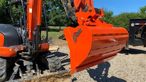 kubota mini excavator 10 inch bucket|8 inch mini excavator bucket.